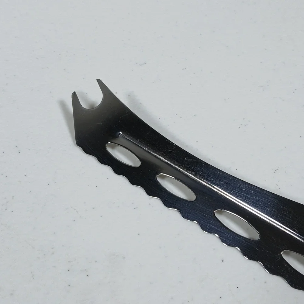 Rada Cutlery Cheese Knife Silver Serrated Slicing Tool